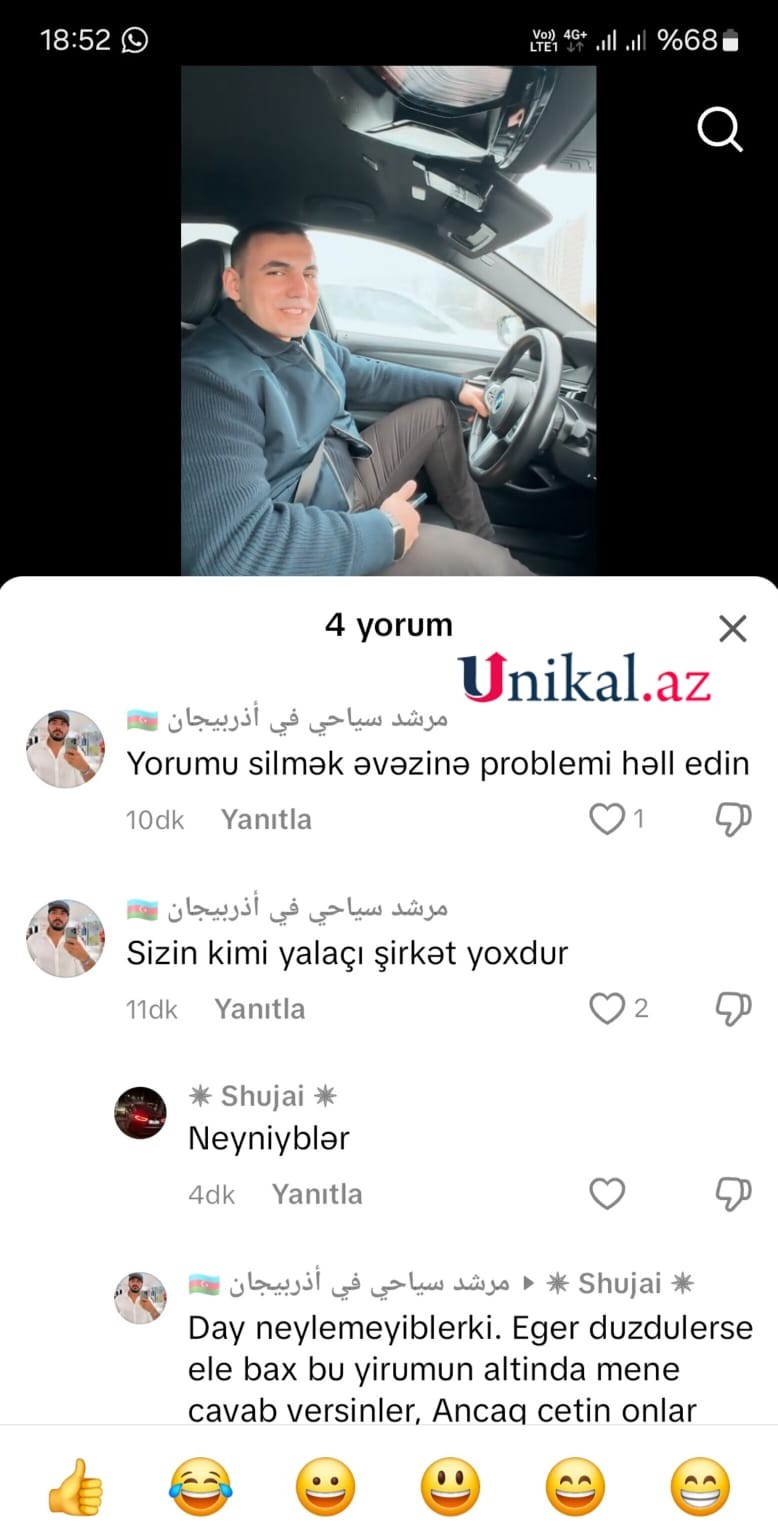 Barəsində araşdırma başlanılan Sənan Əsədzadə ilə bağlı daha bir şikayət: "Sizin kimi yalançı şirkət yoxdur" (FOTOLAR)